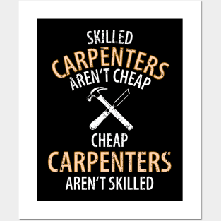 Wood Carpenter Joiner Woodcutter Craftsman Posters and Art